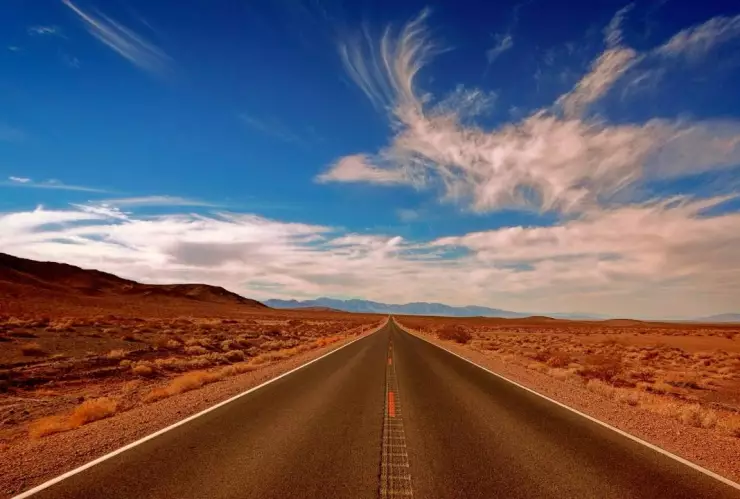 carretera en el desierto