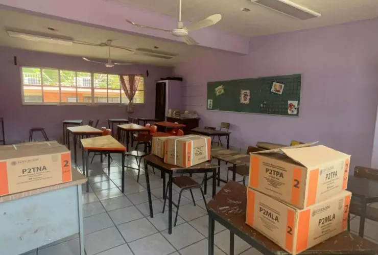 Robo escuela Mazatlán