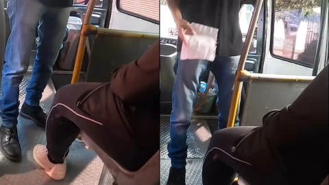 Se sube a asaltar y saca un acordeón en CDMX