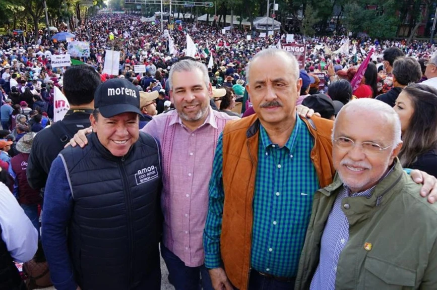 Más gobernadores acudieron a la marcha de AMLO