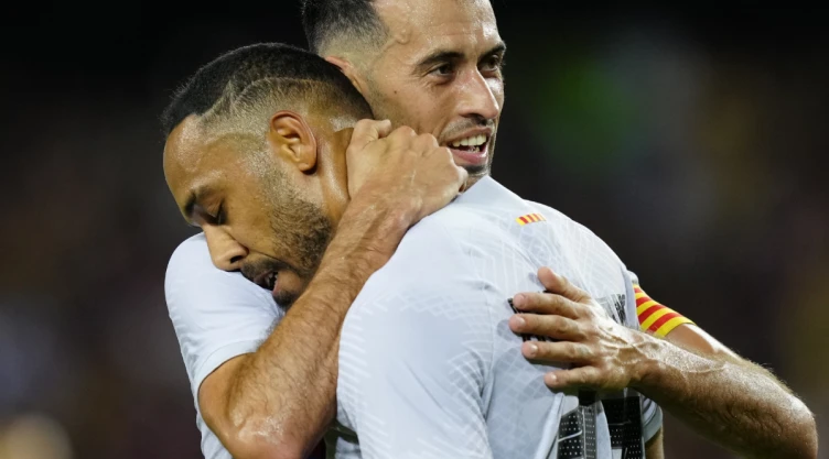 Pierre-Emerick Aubameyang con el Barcelona