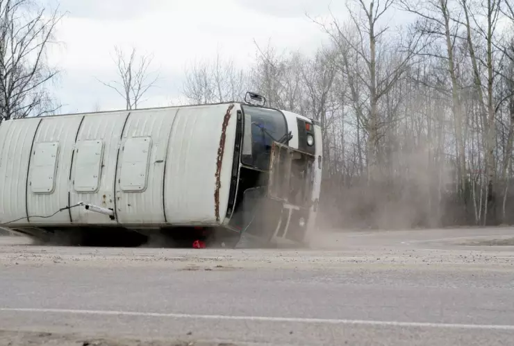Fatal accidente autobús en Oaxaca