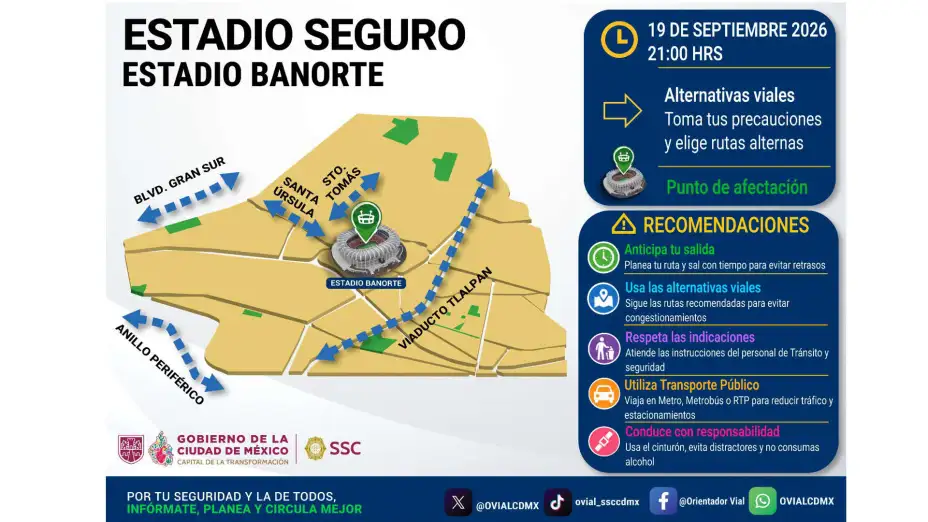 Operativo de vigilancia América vs Guadalajara.