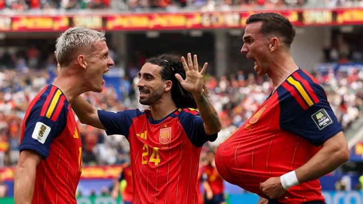 España venció a Bélgica