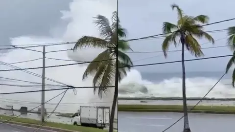 VIDEO | Así luce República Dominica tras el paso del Huracán Beryl