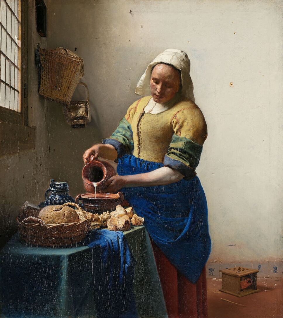 vermeer la lechera