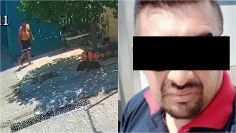 Vecinos identificaron al agresor como Jorge Enrique Alcocer Ayuso.