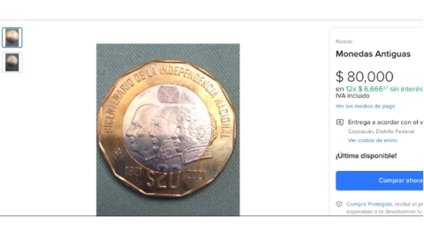 Mercado Libre moneda vendida