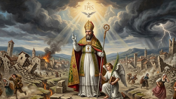 oración más popular para proteger ante los sismos San Emigdio
