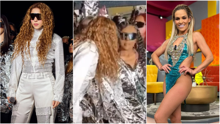 shakira grosera con bailarina