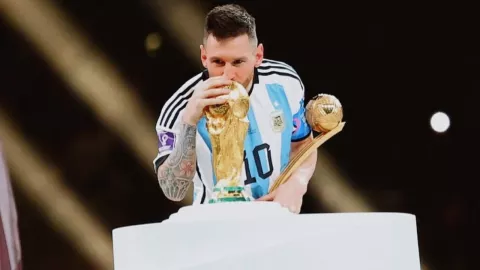 Messi campeón del Mundial con Argentina