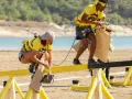 Las parejas deben recolectar las piezas para armar el rompecabezas y ganar.