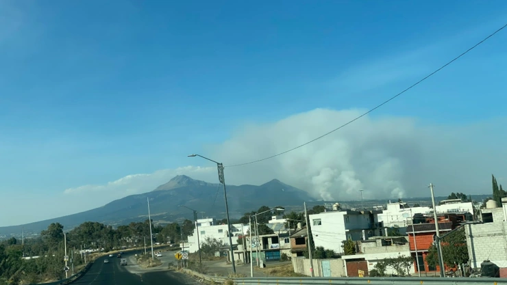 incendio faldas la malinche hoy 14 marzo 2024