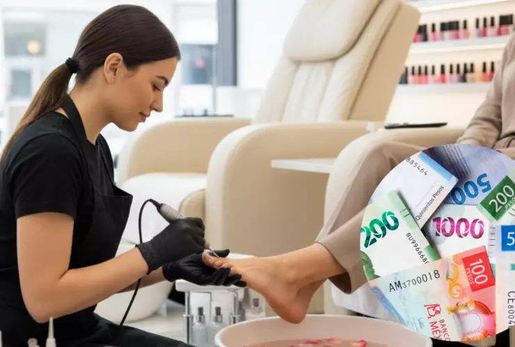 Cuánto gana una persona que hace manicure y pedicure al mes en México