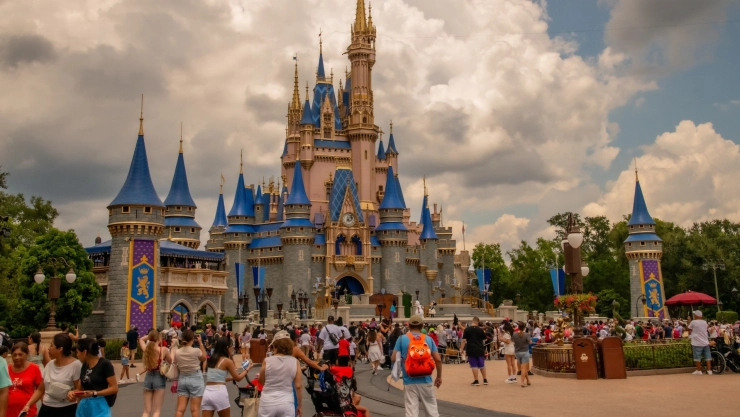Una postal de Walt Disney World, en Orlando, Florida.