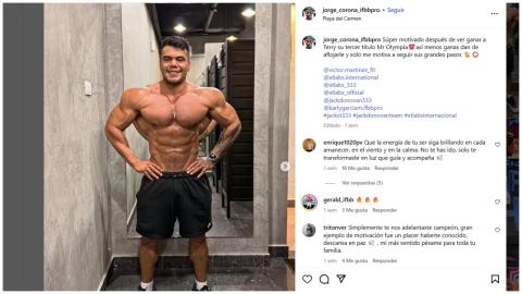 murió fisicoculturista