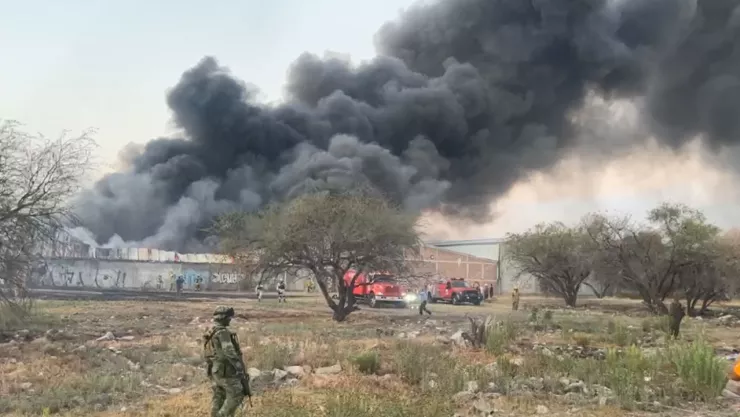 Incendio de láminas
