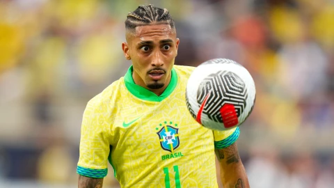 Raphinha, jugador de Brasil