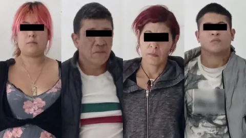 Los cuatro detenidos que asaltaron a un policía de tránsito de la CDMX en Santa Úrsula, Coyoacán