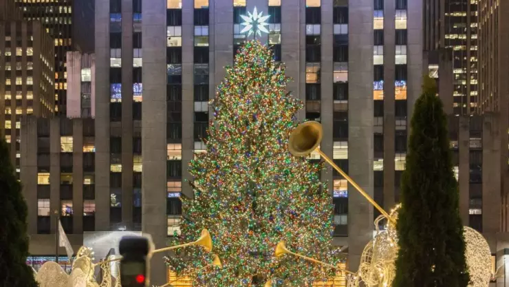 árbol de Navidad del Rockefeller Center en Nueva York 2024