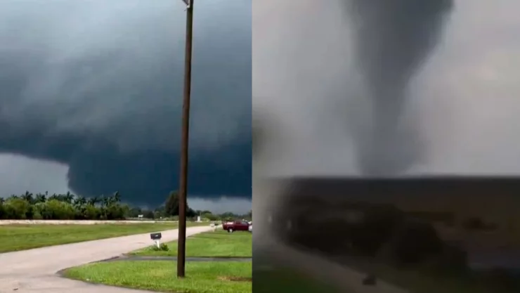 Tornados en Florida por Huracán Milton