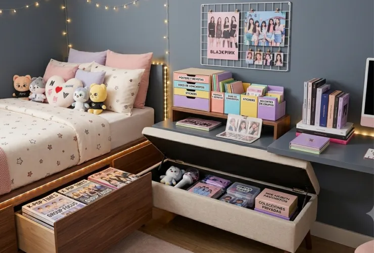 5 ideas para decorar un cuarto K-Pop para adolescentes organización, estilo y personalidad