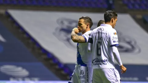 Christian Tabo con Puebla