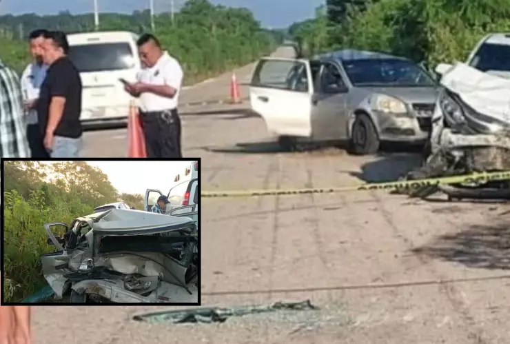 Neblina ocasiona FUERTE ACCIDENTE en Campeche y un maestro PIERDE LA VIDA; otros dos resultaron HERIDOS