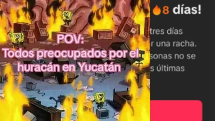 Huracán Beryl Mujer se vuelve viral por preocuparse por la racha de TikTok