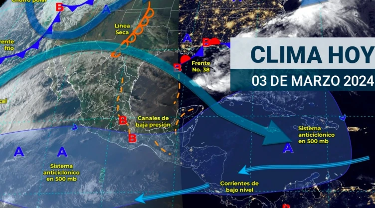Clima hoy 3 de marzo en México: Calorcito y noches frescas