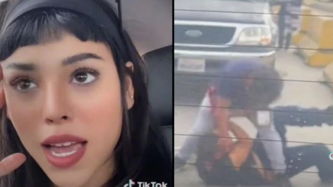 video viral danna paola pelea