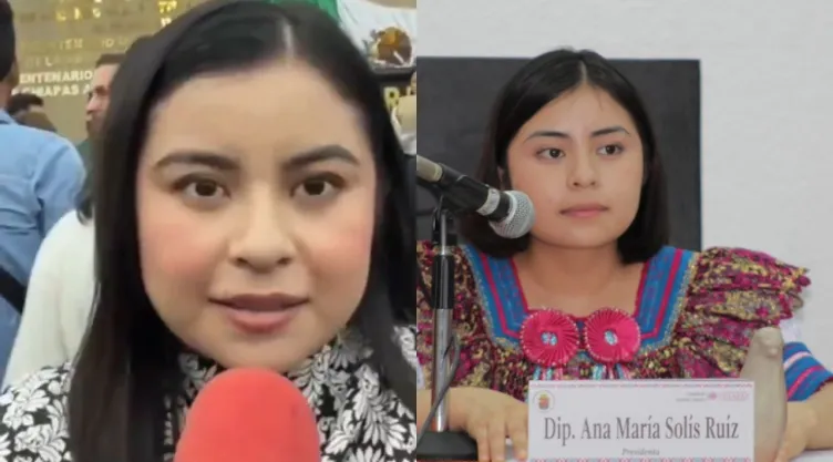 Diputada del PT, Ana María Solís Ruiz, en Chiapas.