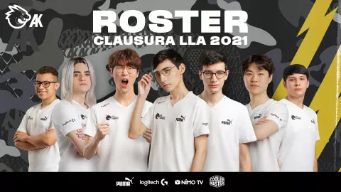 Roster All Knights para la LLA 2021
