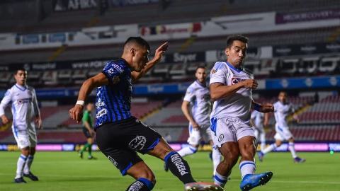Quer&eacute;taro vs Cruz Azul en la Liga BBVA MX