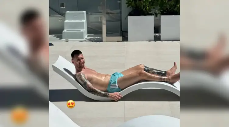 La foto de Lionel Messi compartida por Antonela Roccuzzo
