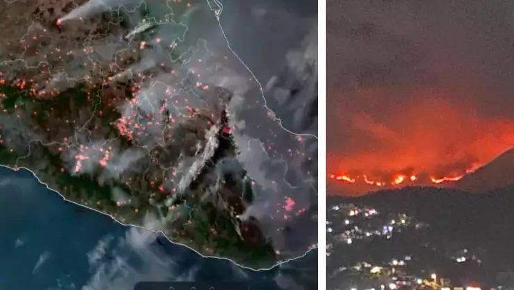 Incendios forestales en México