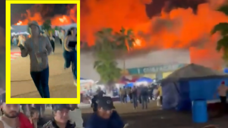Incendio Feria Tabasco