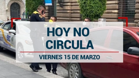 ¿Viernes sin multa? Autos que descansan por el Hoy No Circula el viernes 15 de marzo