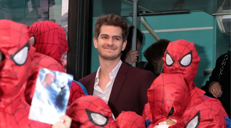 Andrew Garfield en la premier de Spider-Man 2 en Roma, Italia, en 2014.