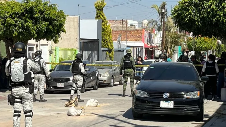 Balacera colonia postes cuates en Guadalajara