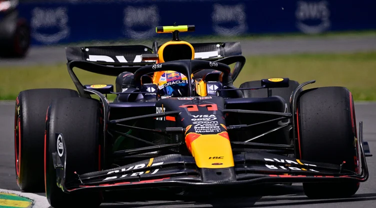 Checo Pérez en el GP de Canadá