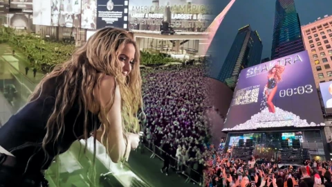 Shakira sorprendió a los neoyorquinos