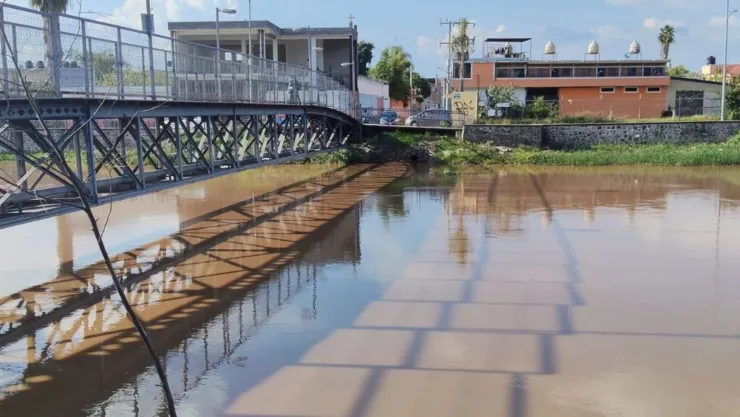FOTOS | Se desbordó el río Zula en Ocotlán; habilitan albergues