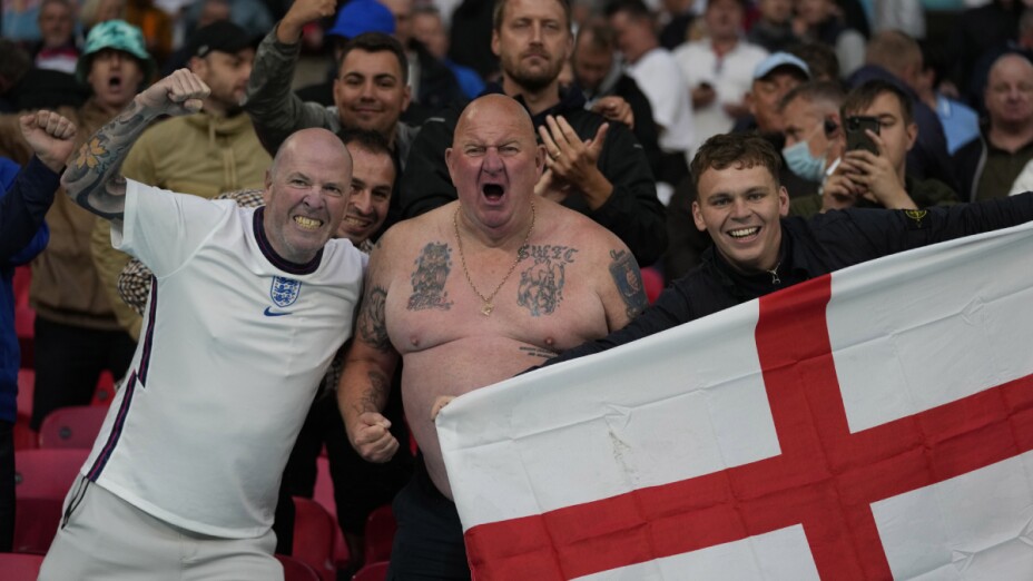 Aficionados en Wembley