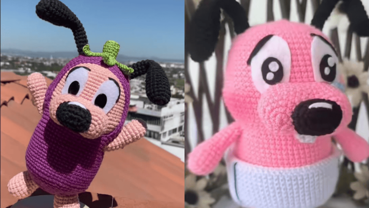 Manualidades de ‘Coraje, el perro cobarde’ 4 ideas para hacer muñecos de crochet para niños.png