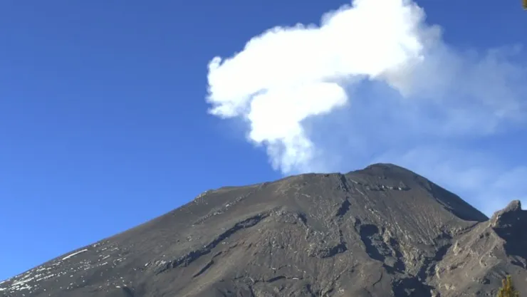 Explosión volcán Popocatépetl hoy