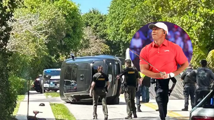 Tiger Woods sufre un accidente automovilístico en Florida; esto se sabe