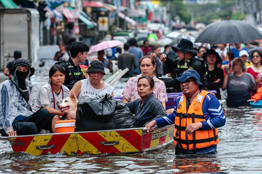 Inundaciones en Bangkok