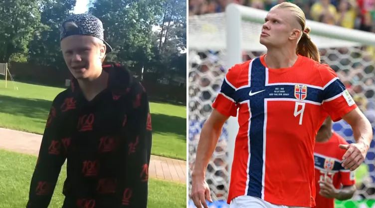 Haaland y su paso por la música entes de ser una estrella del fútbol