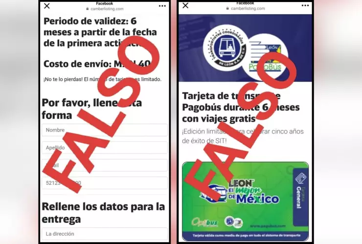 Estafas de tarjetas Pagobús en León